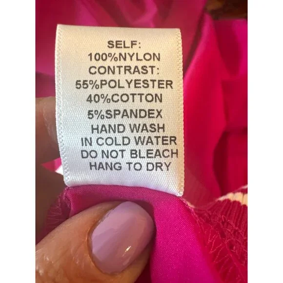 Vintage-Inspired Joh Wiletta Top Hot Pink Retro S Varsity Jacket Schoolgirlcore - Picture 6 of 10